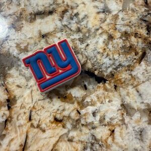 NFL NY Giants Red and Blue Logo Jibbitz new